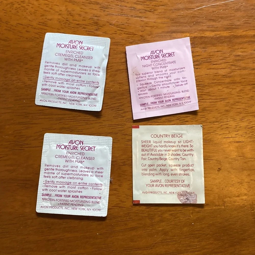 Avon 18 Vintage Samples